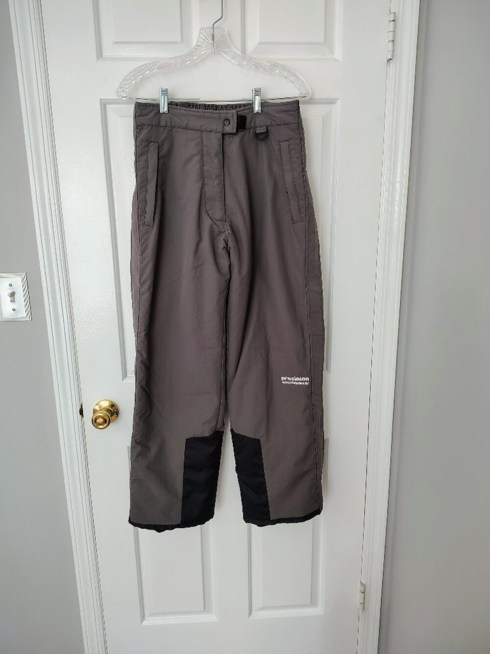 Precision Mountainwear Gray Snow/Ski Pants, Women's Small